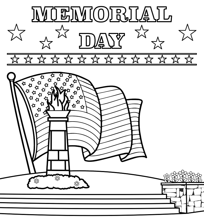 Happy Memorial Day 10 Coloring Game Happy Memorial Day 10