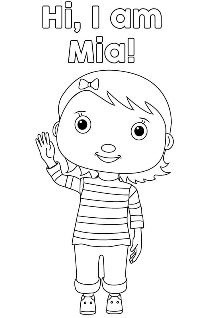 Happy Mia Little Baby Bum Coloring Game Happy Mia Little Baby Bum