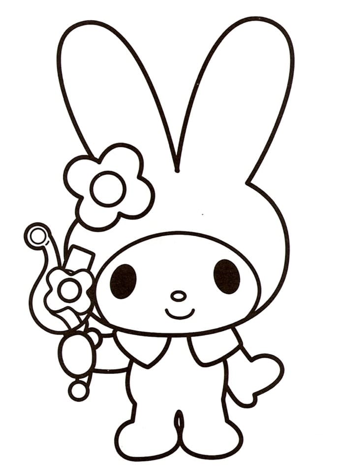 Happy My Melody Coloring Game Happy My Melody