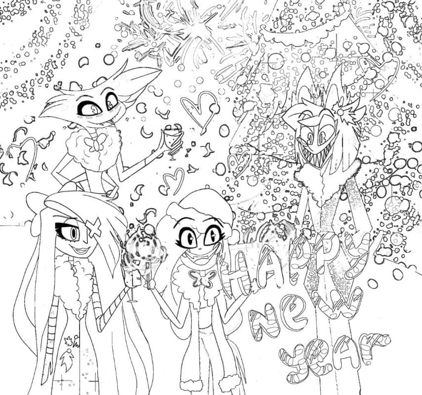 Happy New Year Hazbin Hotel