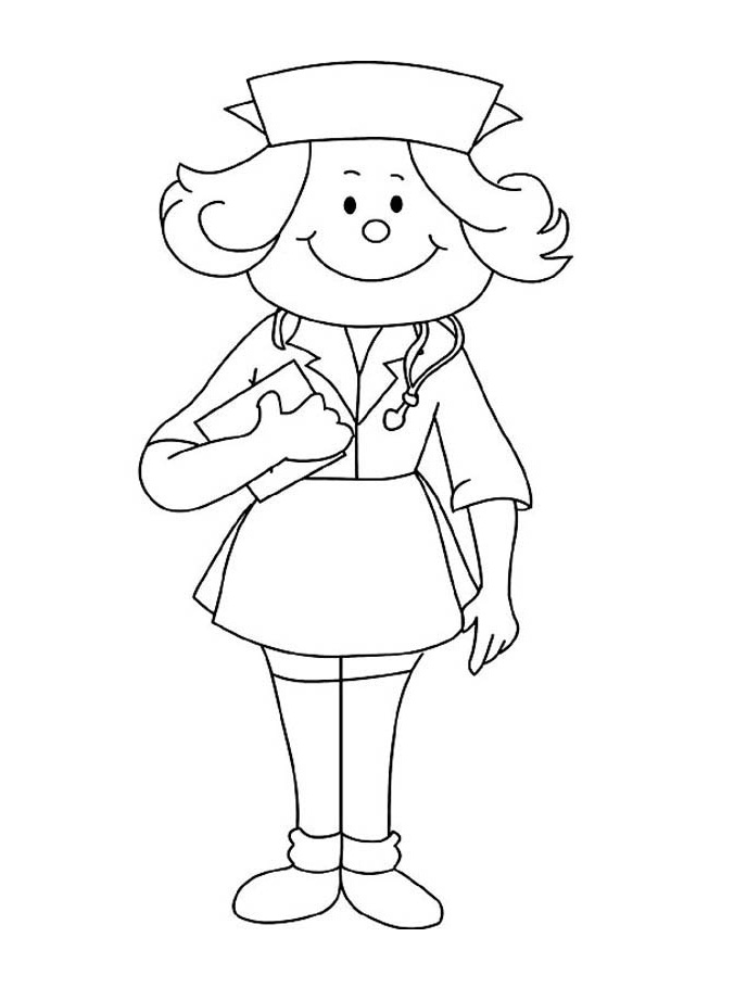 Happy Nurse Coloring Game Happy Nurse