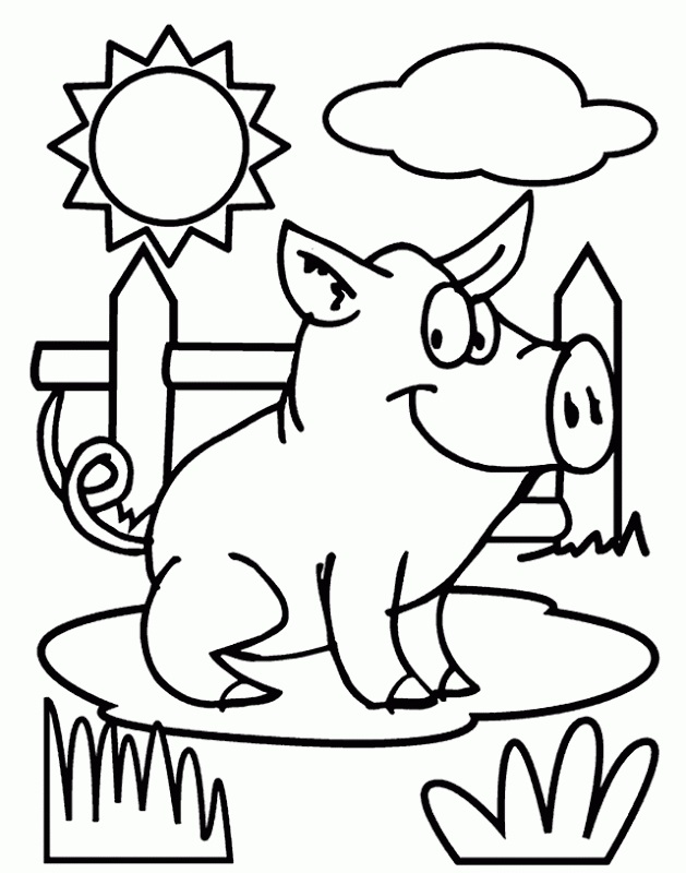 Happy Pig Coloring Game Happy Pig