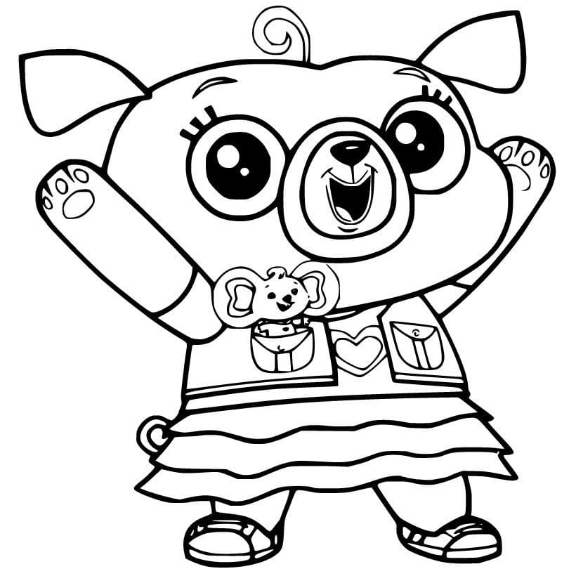 Happy Potato and Chip Coloring Game Happy Potato and Chip