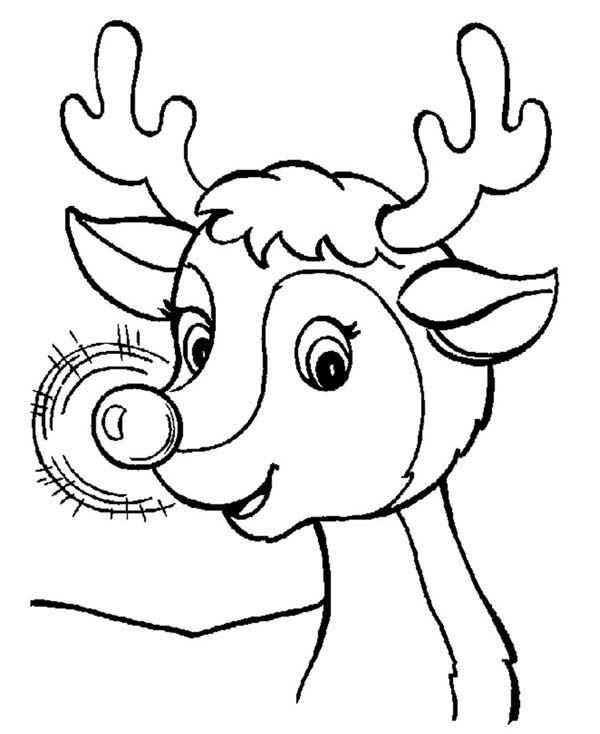 Happy Rudolph Coloring Game Happy Rudolph