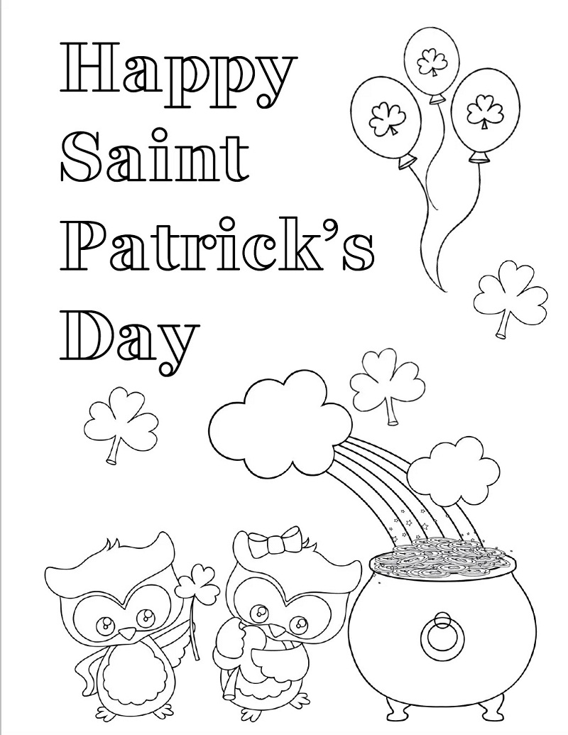 Happy Saint Patrick's Day 2 Coloring Game Happy Saint Patrick's Day 2