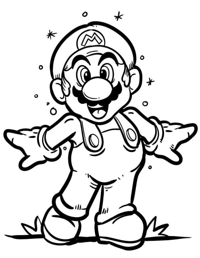 Super Mario Coloring Games - ColoringGames.Net