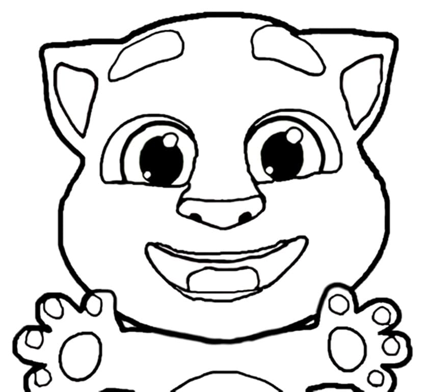 Happy Talking Tom Coloring Game Happy Talking Tom