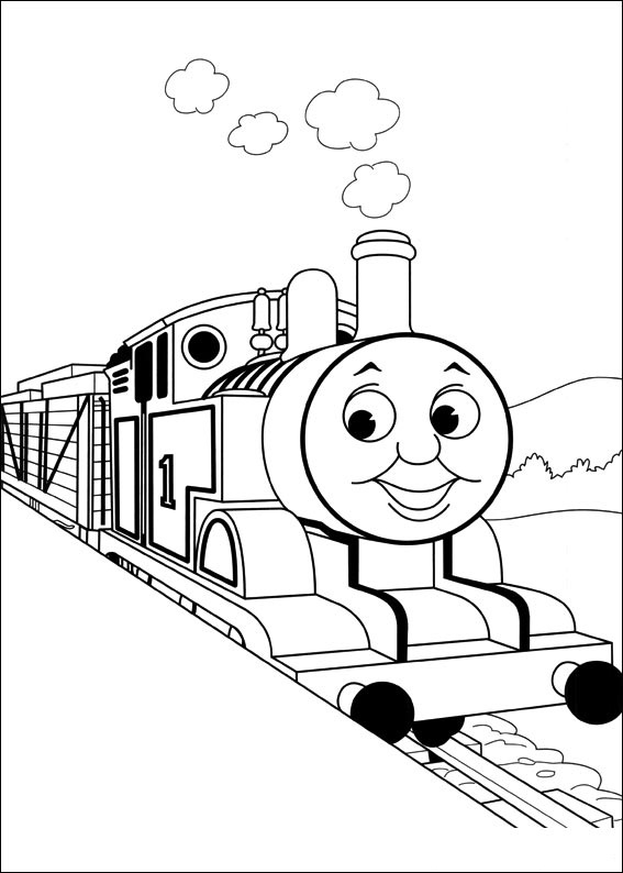Happy Thomas the Train Coloring Game Happy Thomas the Train
