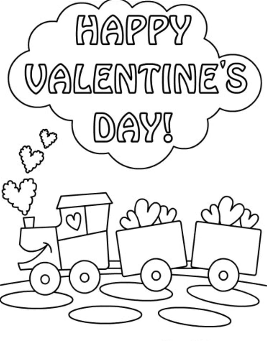 Happy Valentine with Train