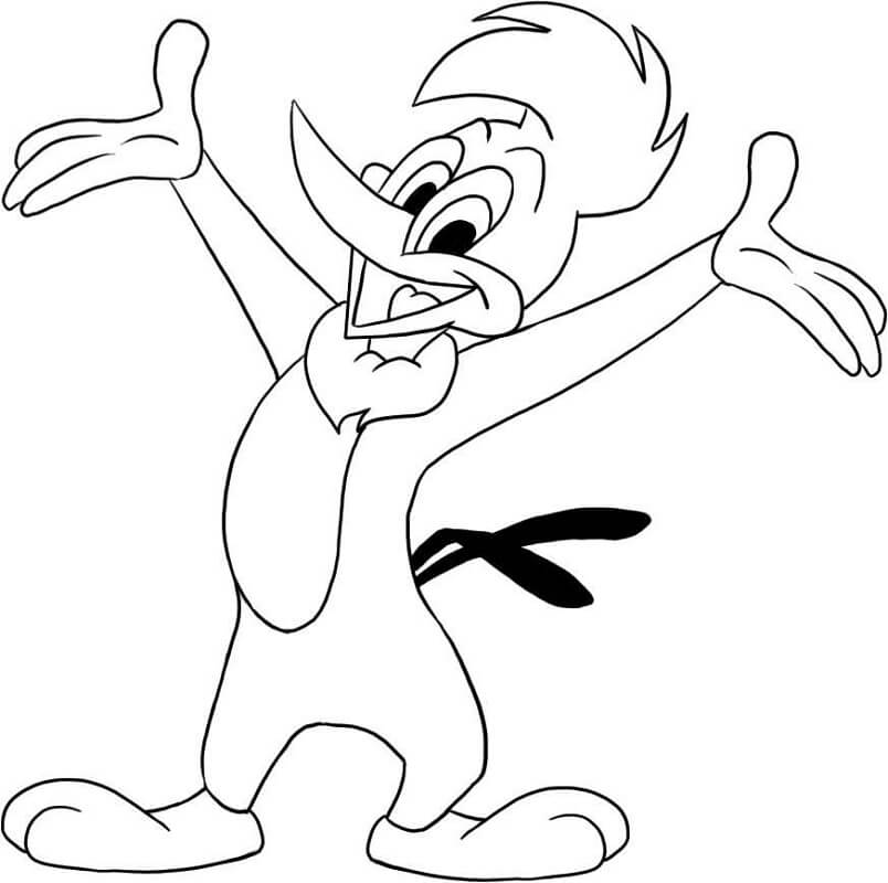 Happy Woody Woodpecker