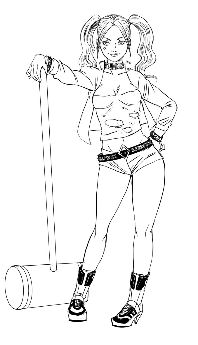 Harley Quinn With Hammer