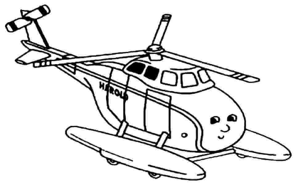 Harold Helicopter Coloring Game Harold Helicopter