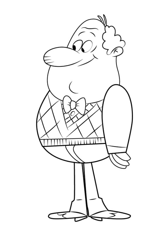 Harold McBride from Loud House Coloring Game Harold McBride from Loud House