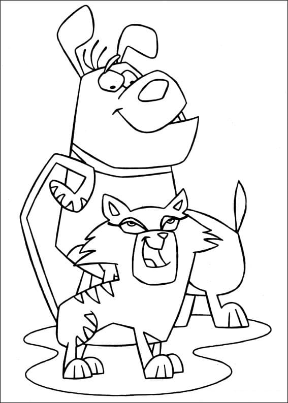 Harry Dog from Stanley Coloring Game Harry Dog from Stanley