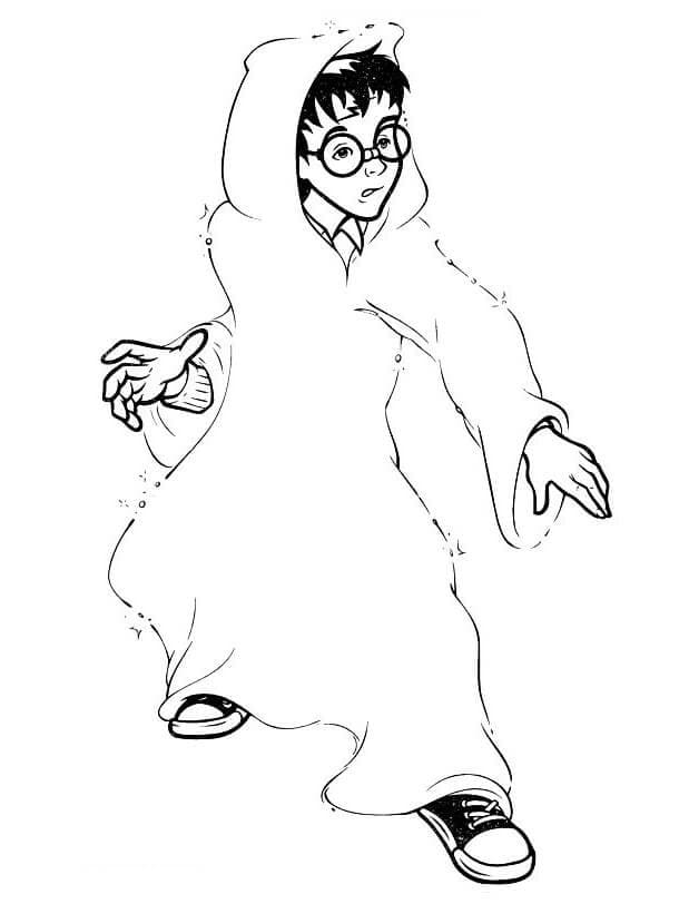 Harry Potter with Magic Cloak