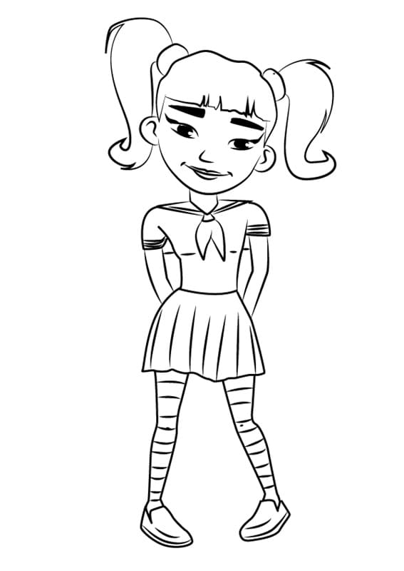 Harumi from Subway Surfers