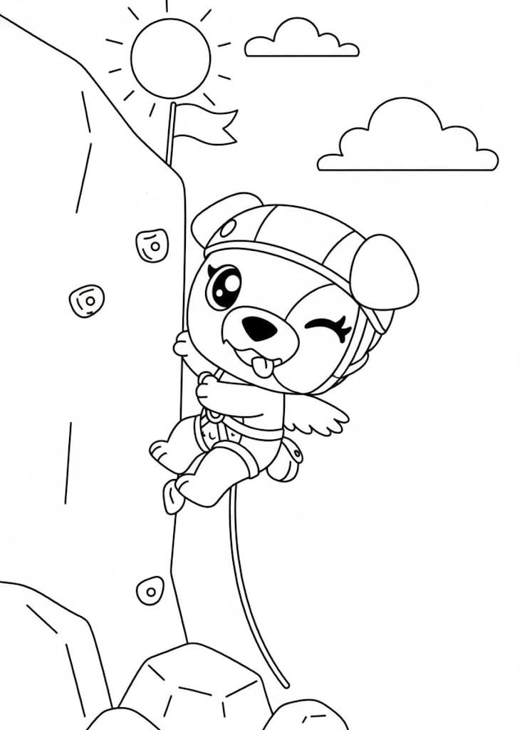 Hatchimals Puppit climbing