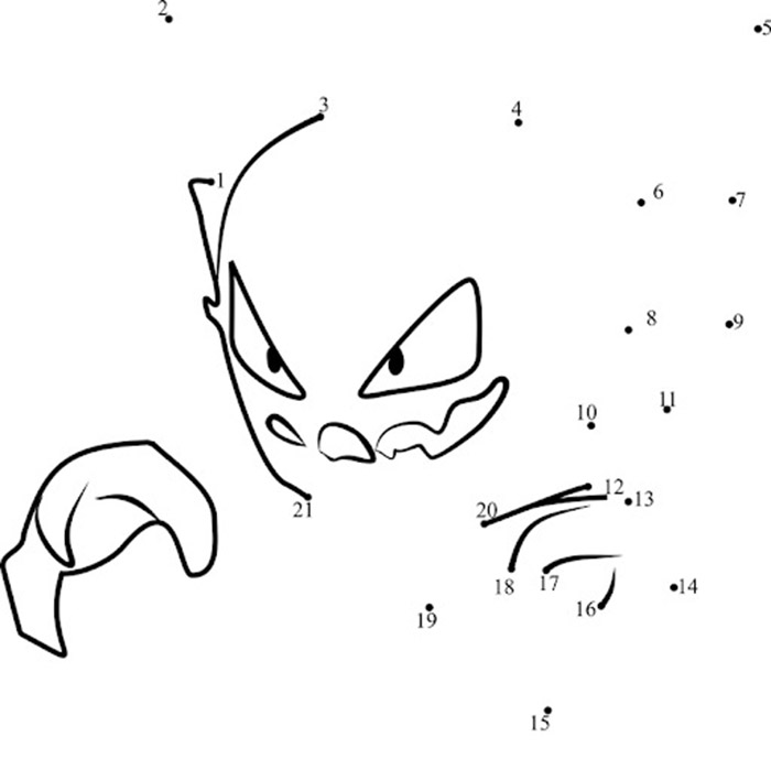 Haunter Dot to Dot