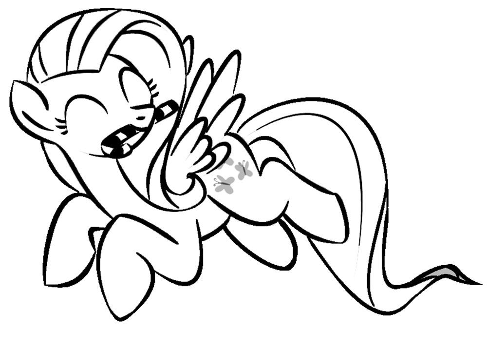 Having Fun with Fluttershy Coloring Game Having Fun with Fluttershy