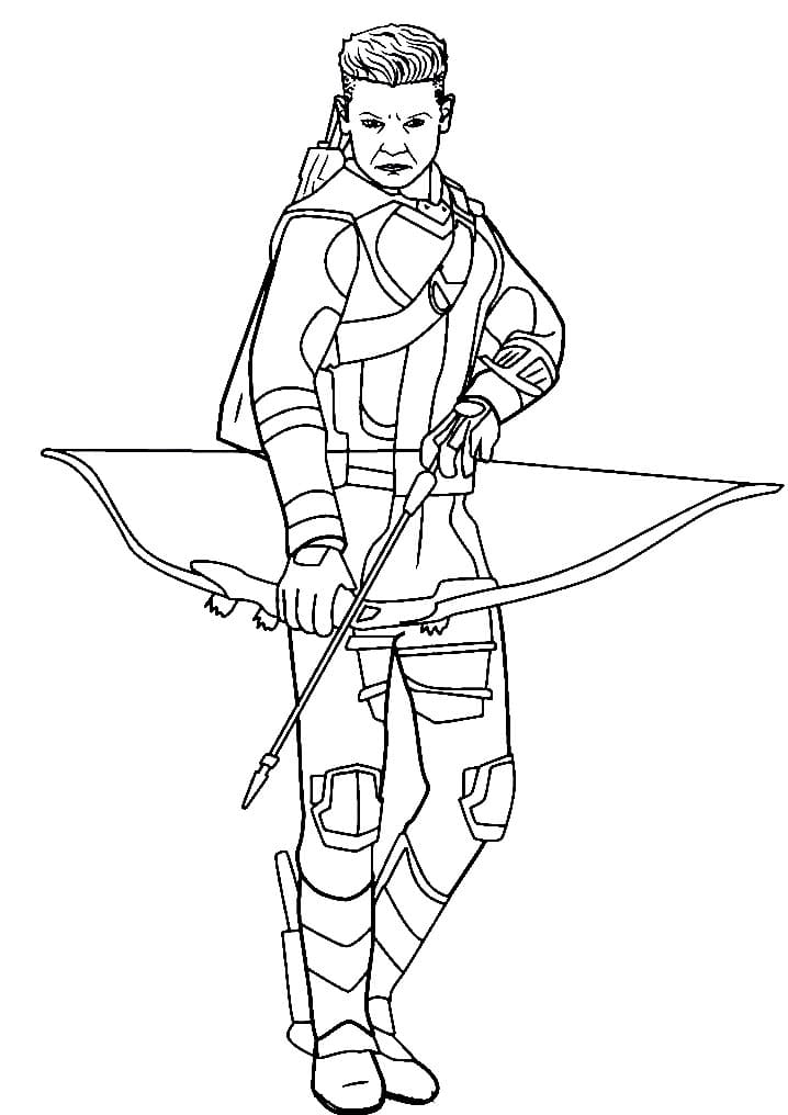 Hawkeye 3 Coloring Game Hawkeye 3