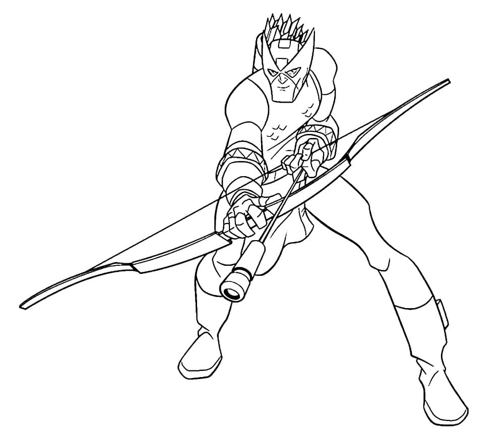 Hawkeye 6 Coloring Game Hawkeye 6