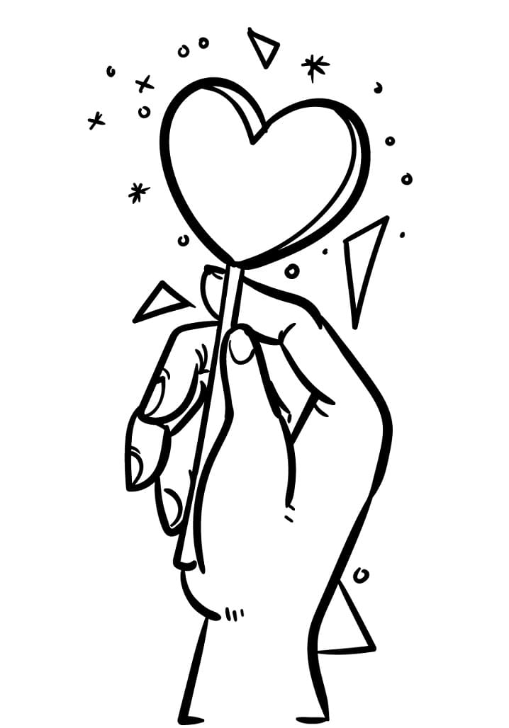 Heart Lollipop