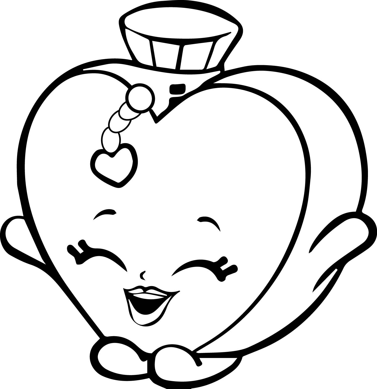 Heart Shopkin Coloring Game Heart Shopkin