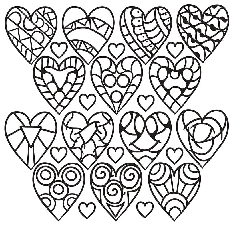 Hearts Pattern