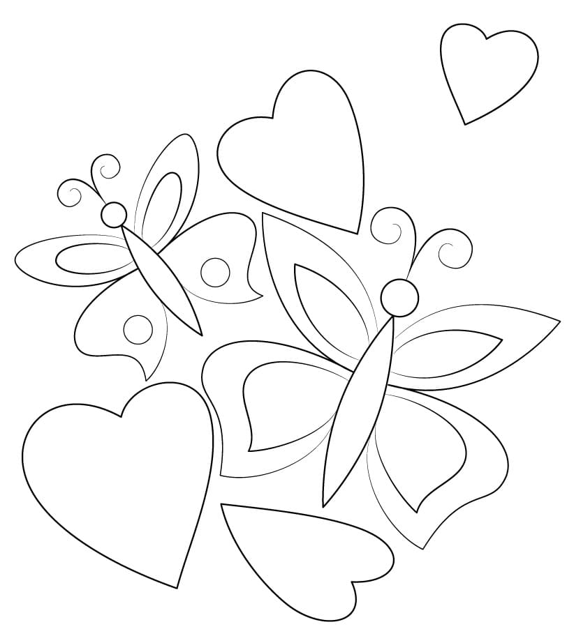 Hearts and Butterflies