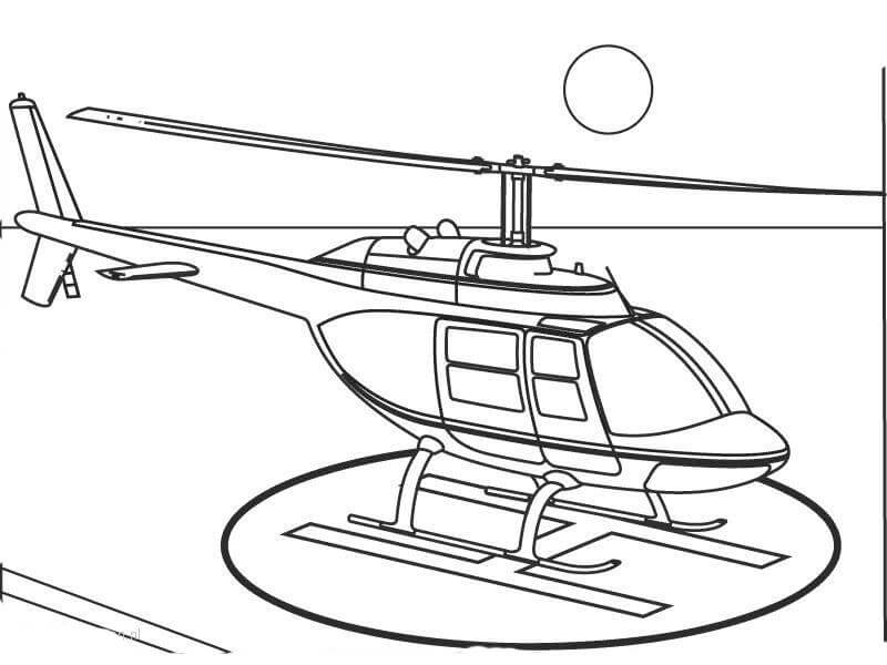Helicopter 1 Coloring Game Helicopter 1