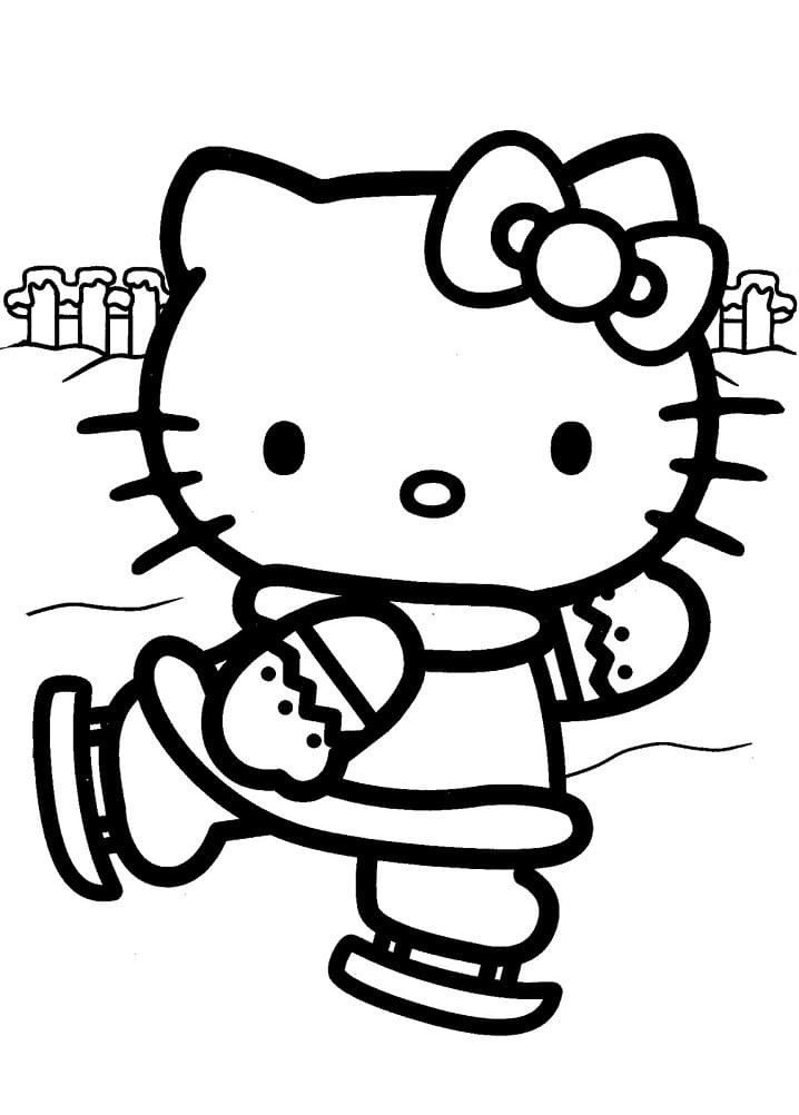 Hello Kitty Skating