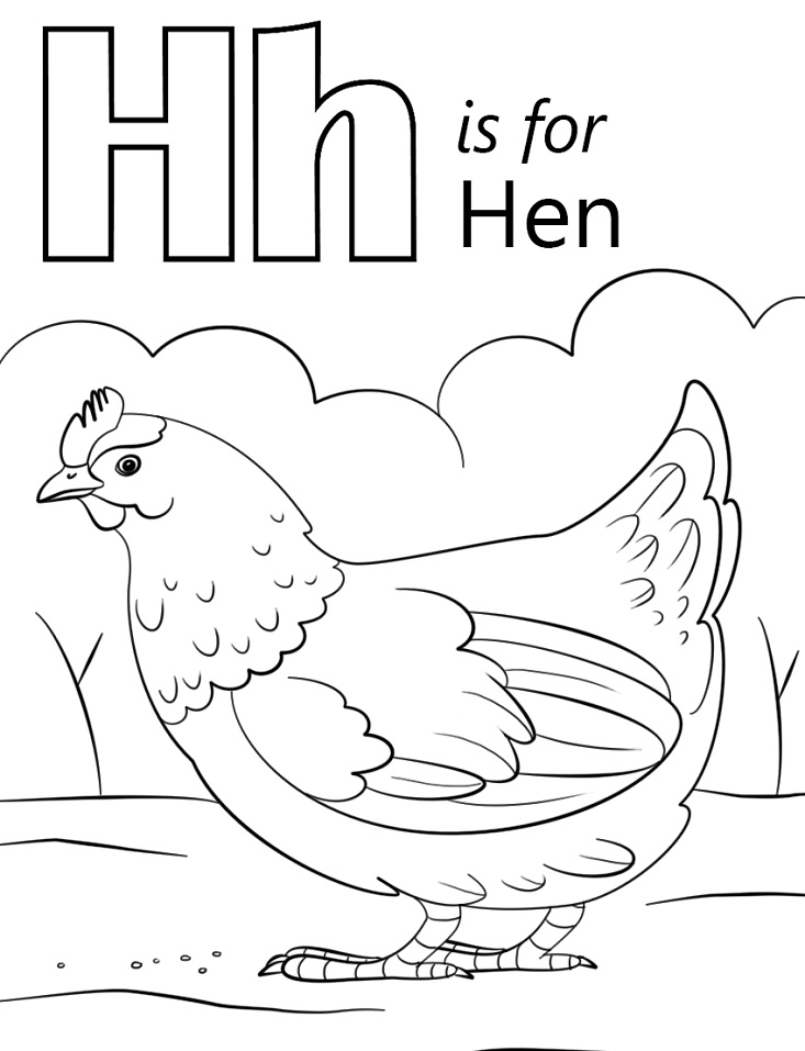 Hen Letter H