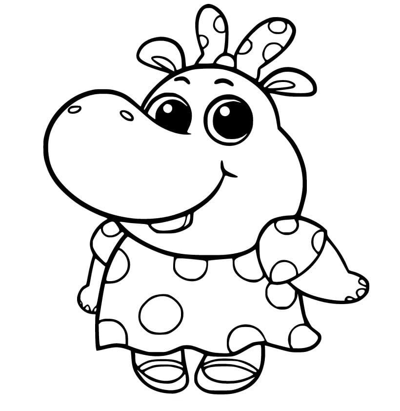 Henrietta Hippo Coloring Game Henrietta Hippo