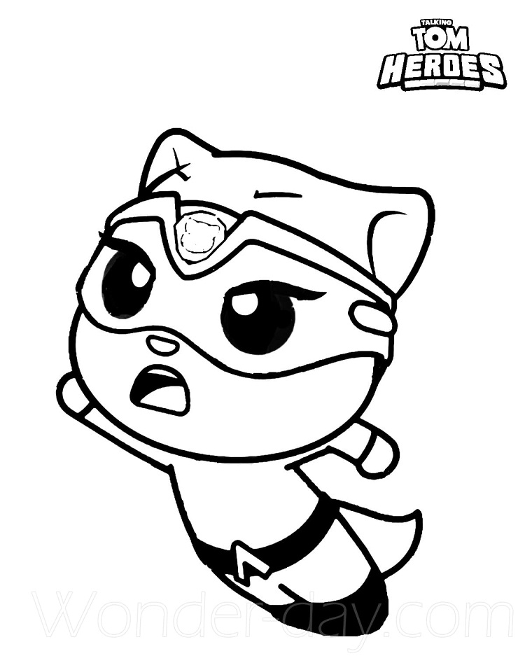 Hero Angela Coloring Game Hero Angela