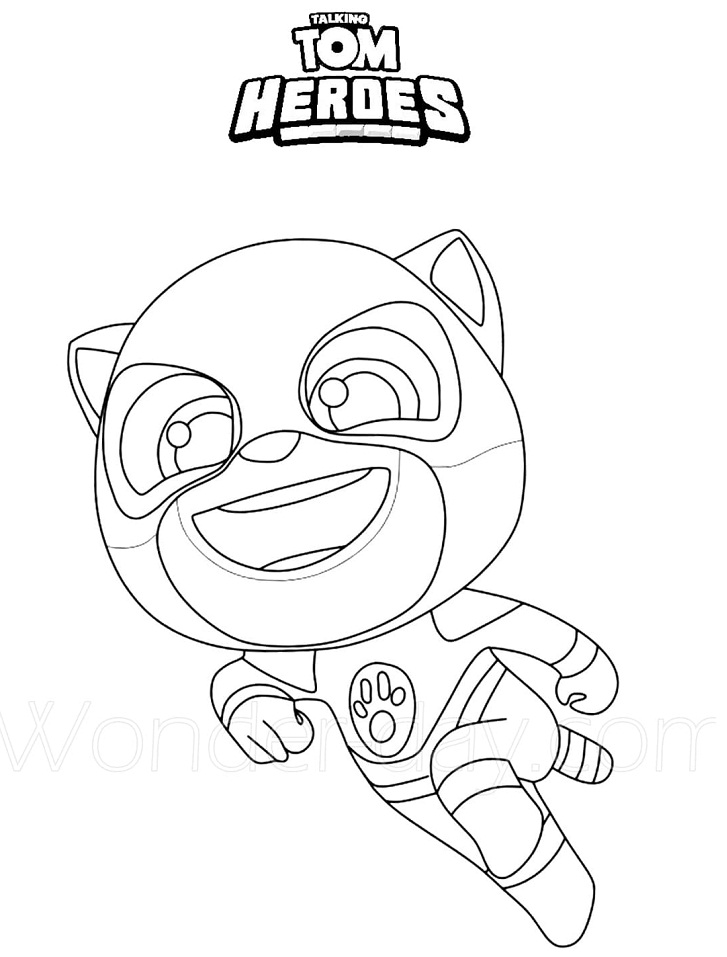Hero Tom Coloring Game Hero Tom
