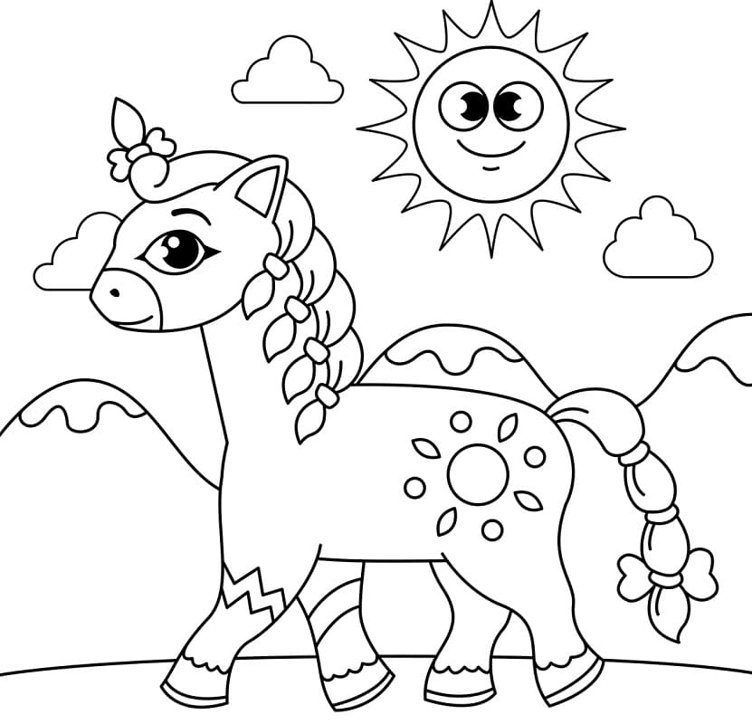 Horse and Sun