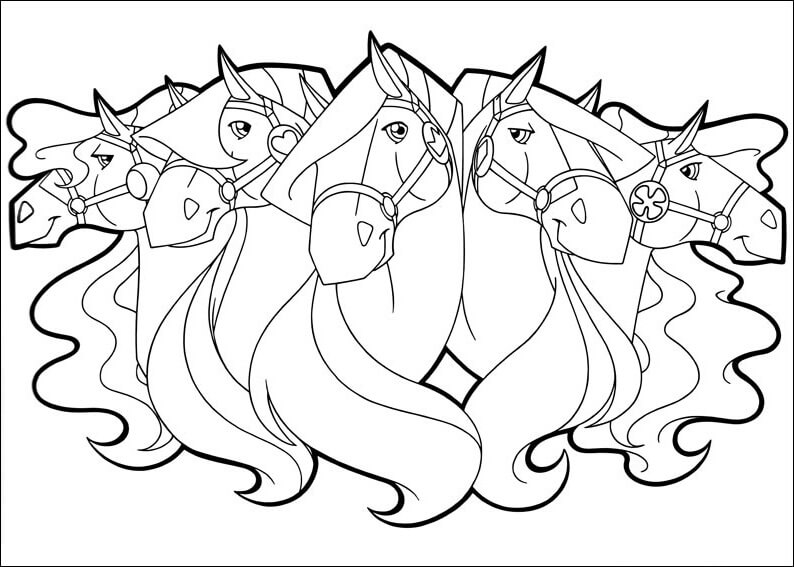 Horseland Coloring Games - ColoringGames.Net