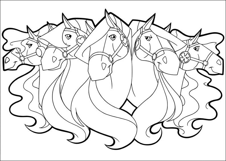 Horseland 10 Coloring Game Horseland 10