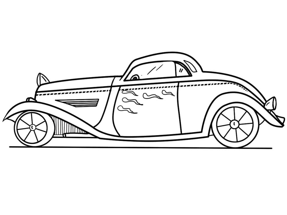Hot Rod to Print