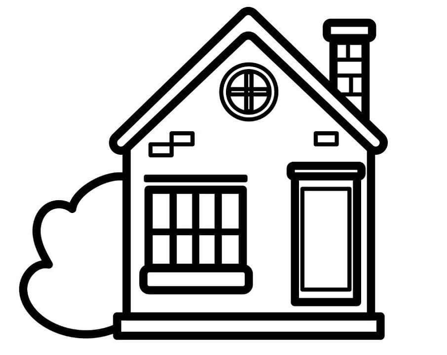 House for Children Coloring Game House for Children
