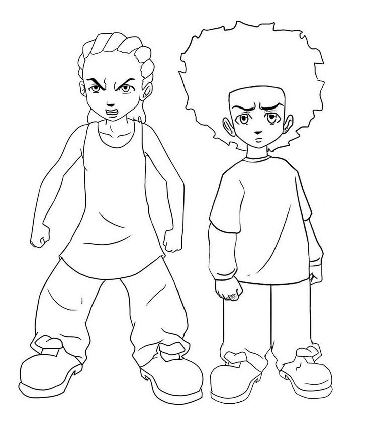 Huey and Riley Freeman from Boondocks 1