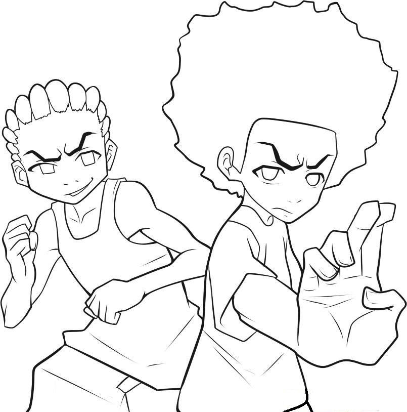 Huey and Riley Freeman from Boondocks