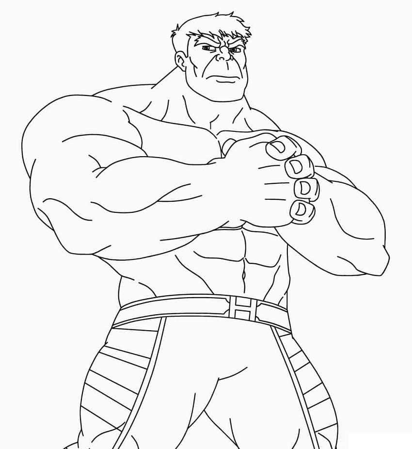 Hulk is Ready Coloring Game Hulk is Ready