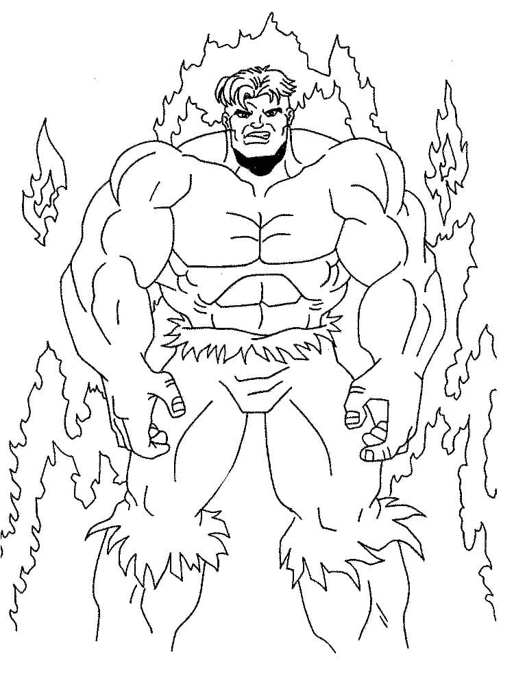 Hulk's Power Coloring Game Hulk's Power