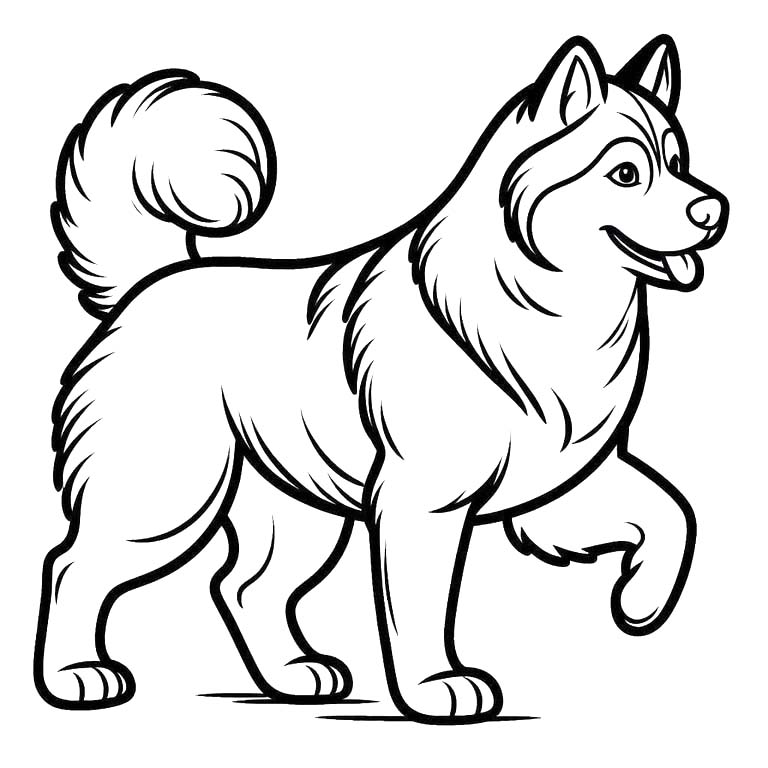 Husky Free Printable