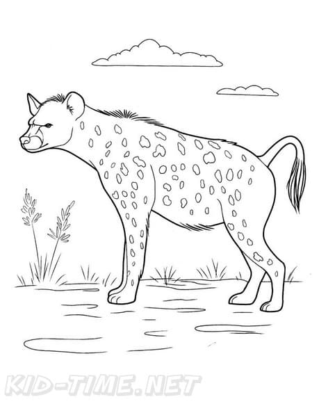 Hyena 3 Coloring Game Hyena 3