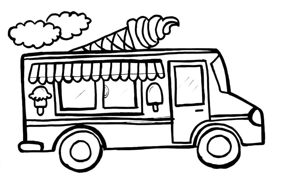 Ice Cream Truck For Free Coloring Game Ice Cream Truck For Free