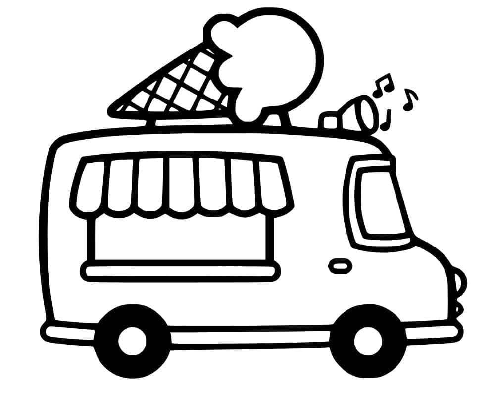 Ice Cream Truck Free Coloring Game Ice Cream Truck Free