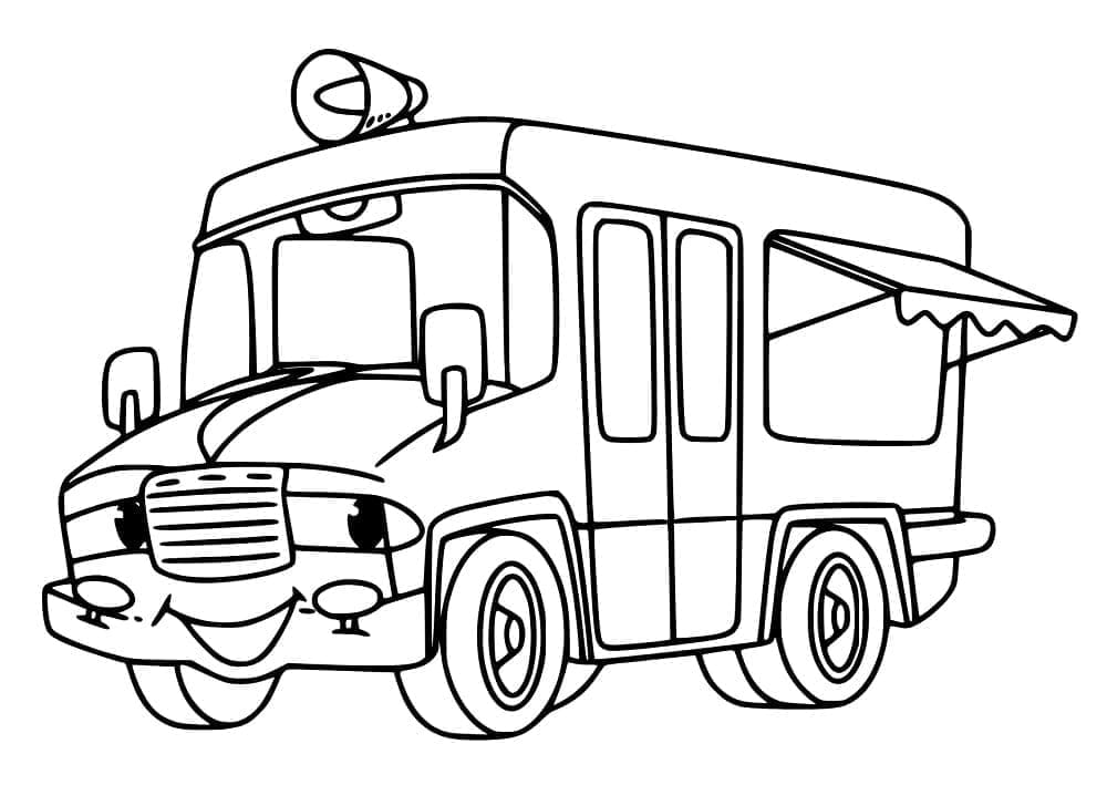 Ice Cream Truck Happy Coloring Game Ice Cream Truck Happy