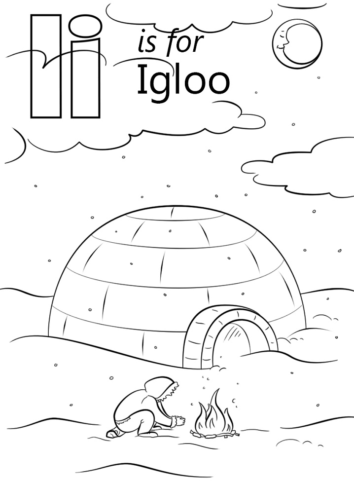 Igloo Letter I